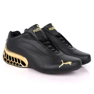 Black Puma Future Super GT Sneakers -Gold