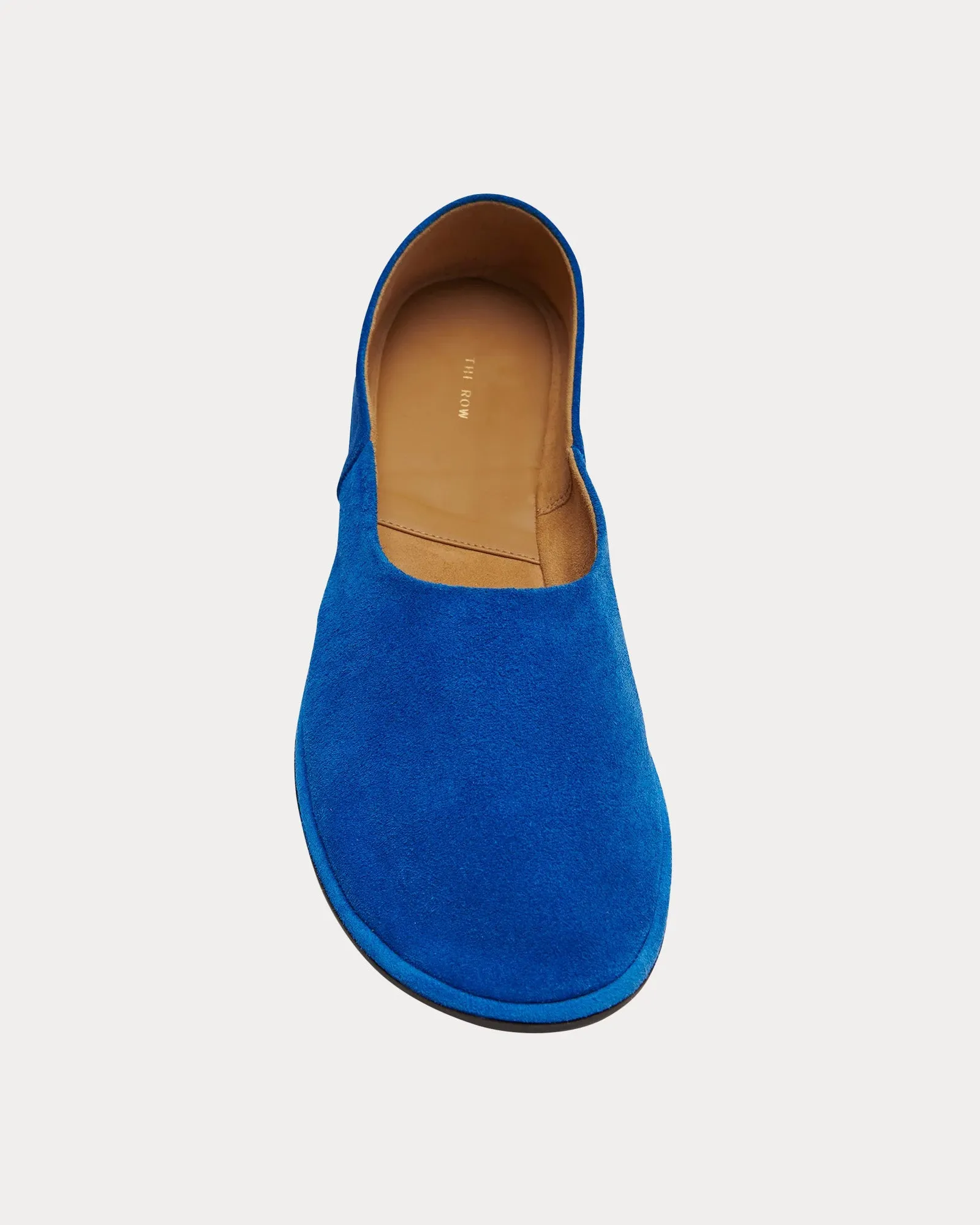 Canal Suede Electric Blue Slip Ons