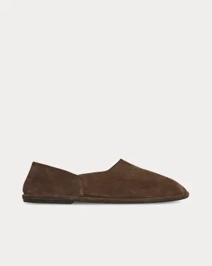 Canal Suede Havana Slip Ons