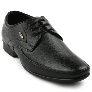 Fortune Black Formal Lacing Oxford Shoes For Men H202-01 By Liberty