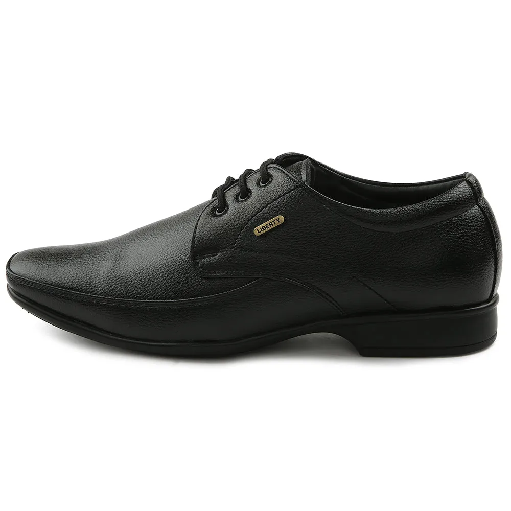 Fortune Black Formal Lacing Oxford Shoes For Men H202-01 By Liberty