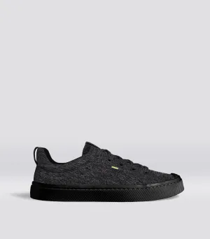 IBI Low Stone Black Knit Sneaker Women