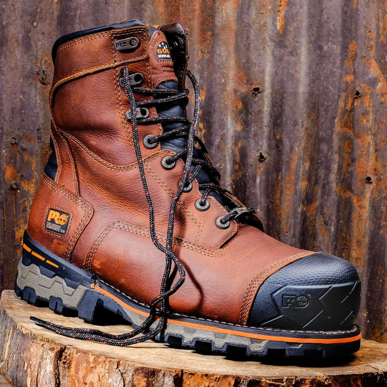 Insulated Boondock 8" Composite Toe Work Boots 89628