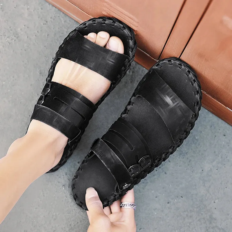 Sohiwoo Summer New Breathable Beach Shoes, Anti slip and Durable Soft Sole, Casual and Sports Dual Use, External Wear, Sandal Slippers