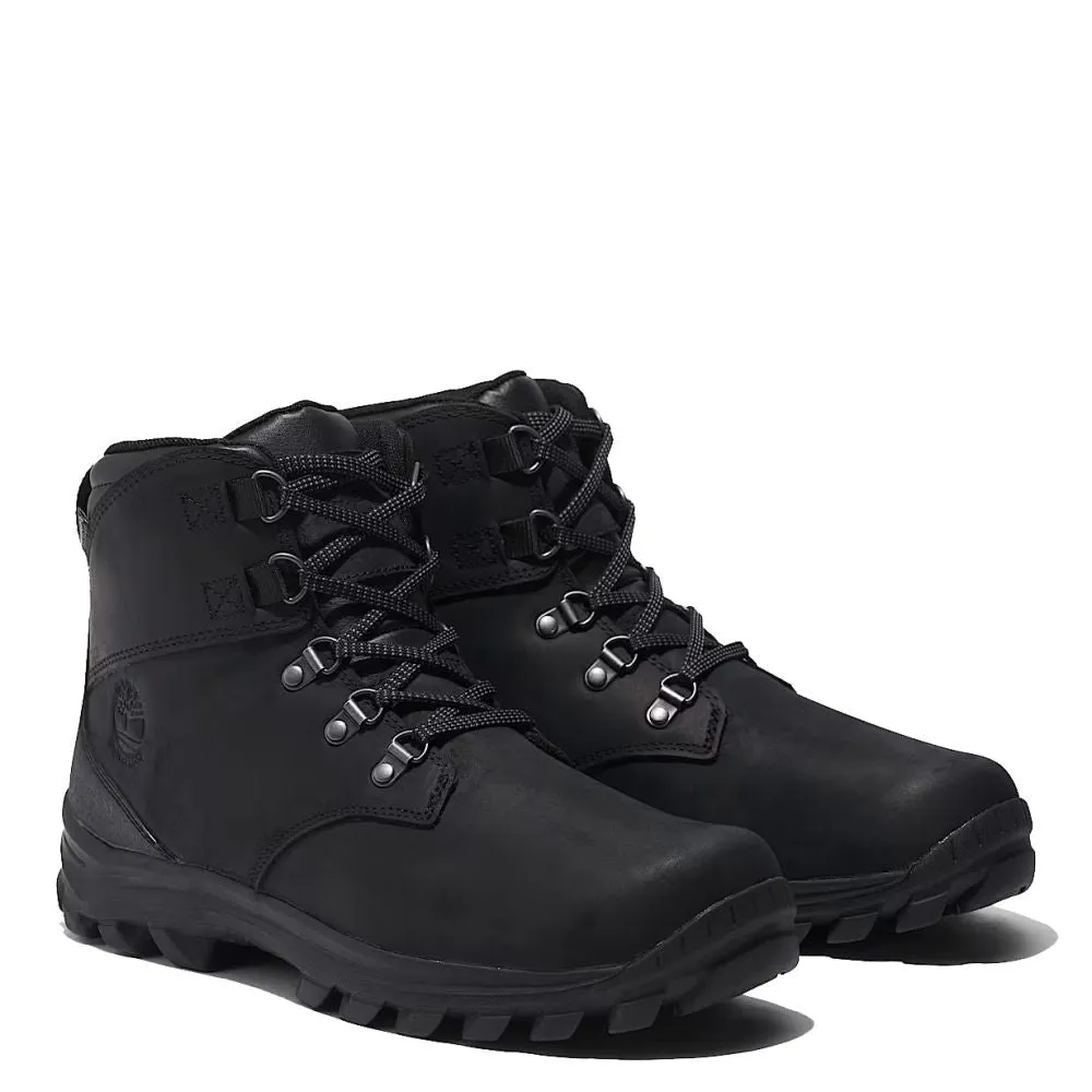 Timberland Men's Chillberg Waterproof Insulated Mid Boot in Black Full-Grain
