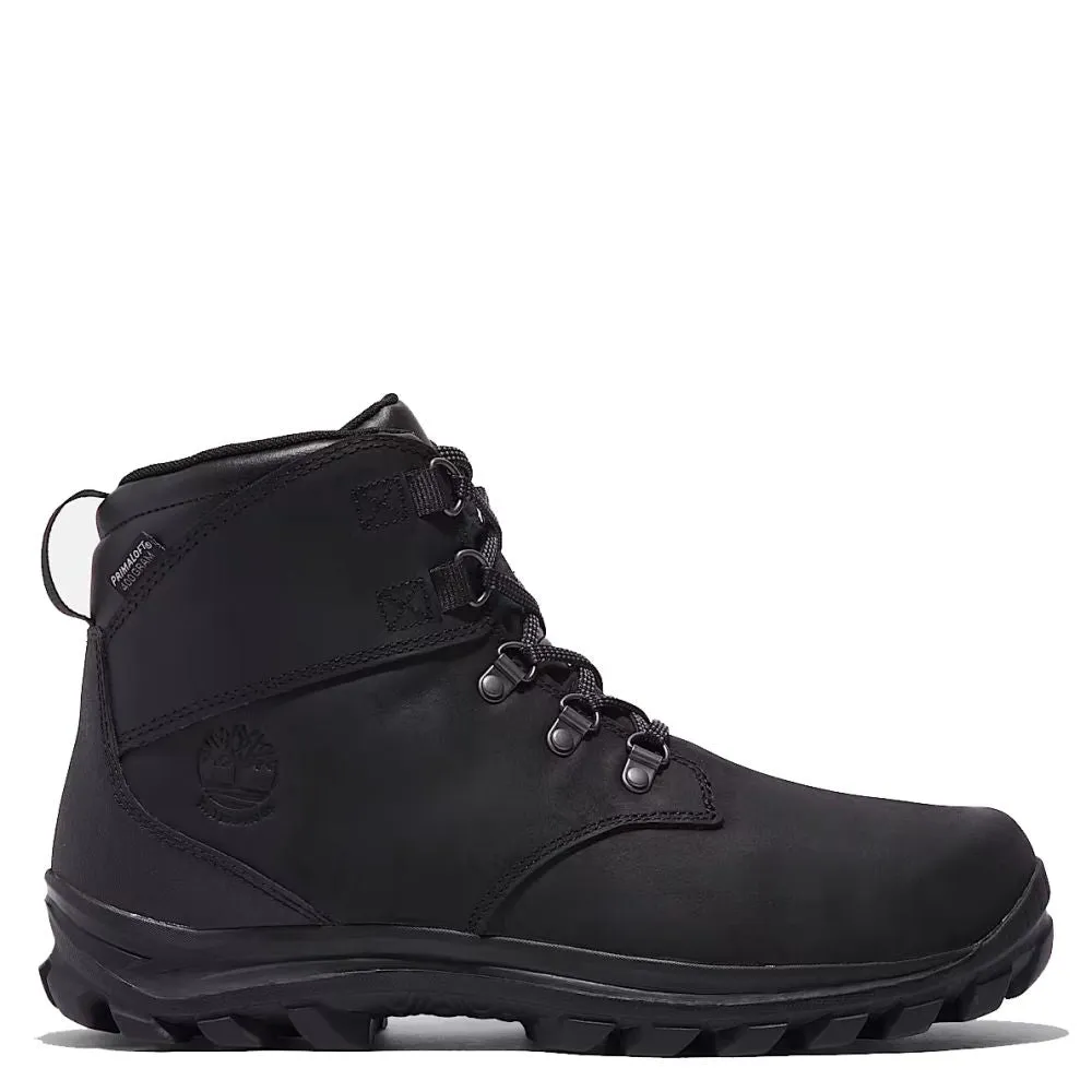 Timberland Men's Chillberg Waterproof Insulated Mid Boot in Black Full-Grain