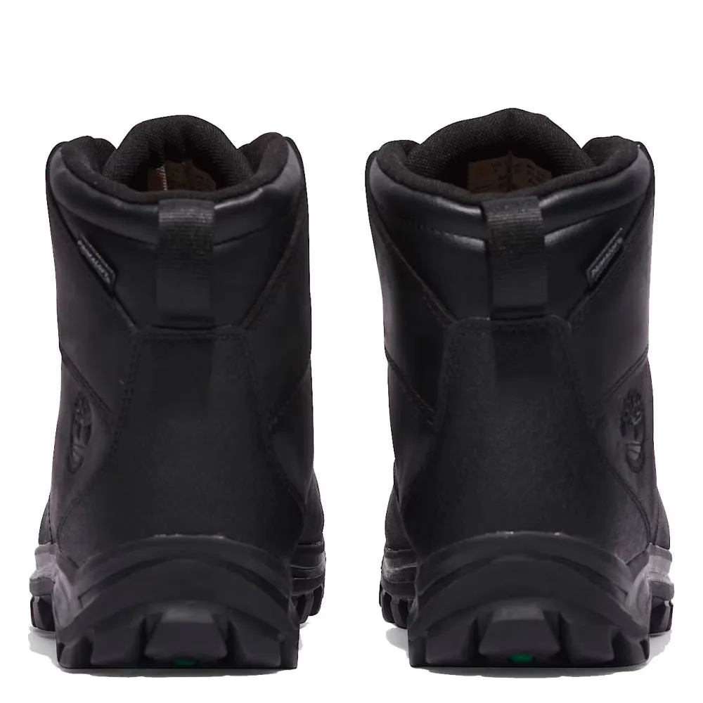 Timberland Men's Chillberg Waterproof Insulated Mid Boot in Black Full-Grain